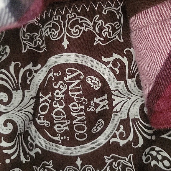 FOX Flannel Hooded Plaid Y2K 90's Jacket M Streetwear Skater Surfer California‎ - Picture 6 of 7